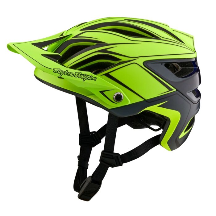 TROY LEE DESIGNS - A3 AS MIPS HELMET UNO PINSTRIPE YELLOW