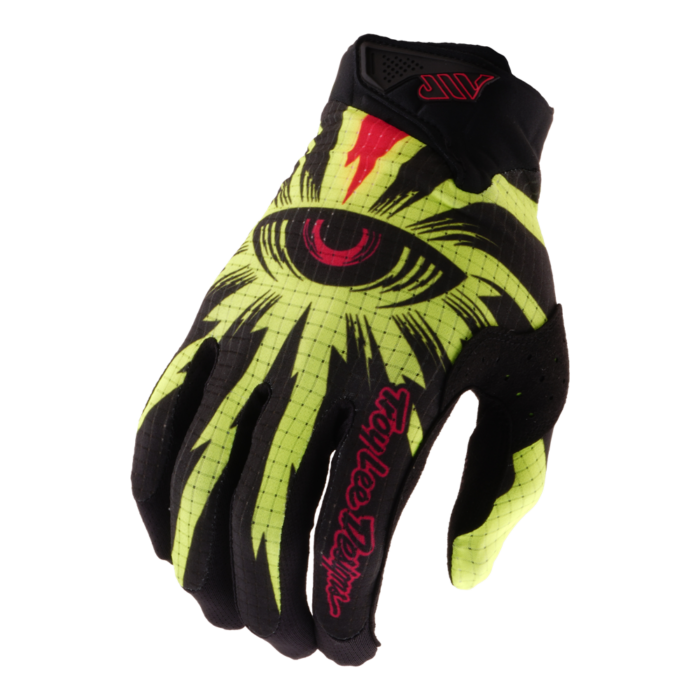 TROY LEE DESIGNS - AIR GLOVE CYCLOPS BLACK / FLO YELLOW 3 TROY LEE DESIGNS - AIR GLOVE CYCLOPS BLACK / FLO YELLOW
