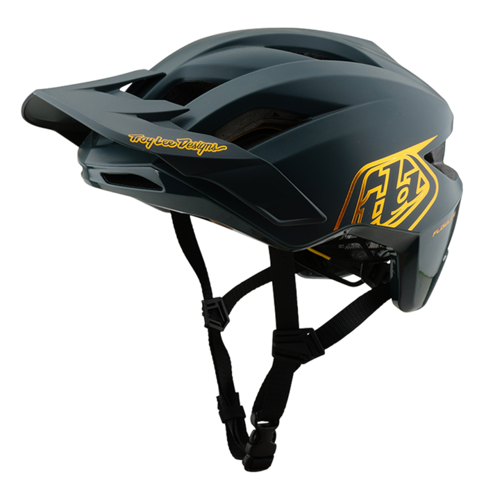 TROY LEE DESIGNS - FLOWLINE AS HELMET POINT GRAY / GOLD 4 TROY LEE DESIGNS - FLOWLINE AS HELMET POINT GRAY / GOLD