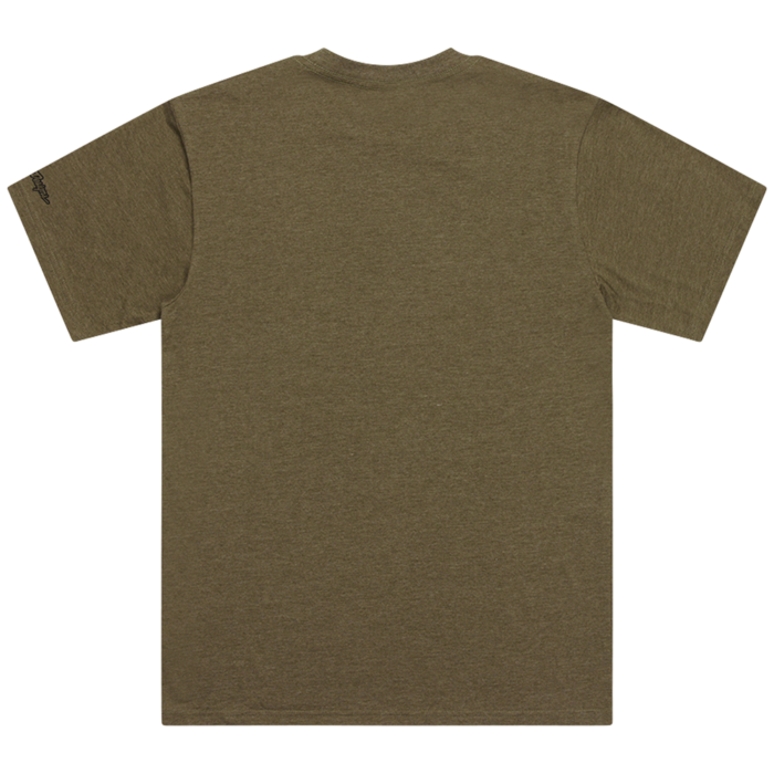 TROY LEE DESIGNS - SHORT SLEEVE TEE BADGE OLIVE HEATHER 4 TROY LEE DESIGNS - SHORT SLEEVE TEE BADGE OLIVE HEATHER