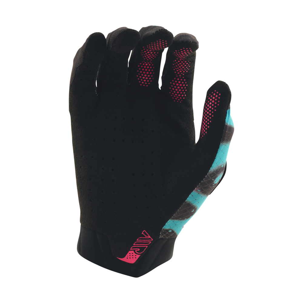 TROY LEE DESIGNS - AIR GLOVE MEMBRANE BLACK / GLO YELLOW 2 TROY LEE DESIGNS - AIR GLOVE MEMBRANE BLACK / GLO YELLOW - Image 2