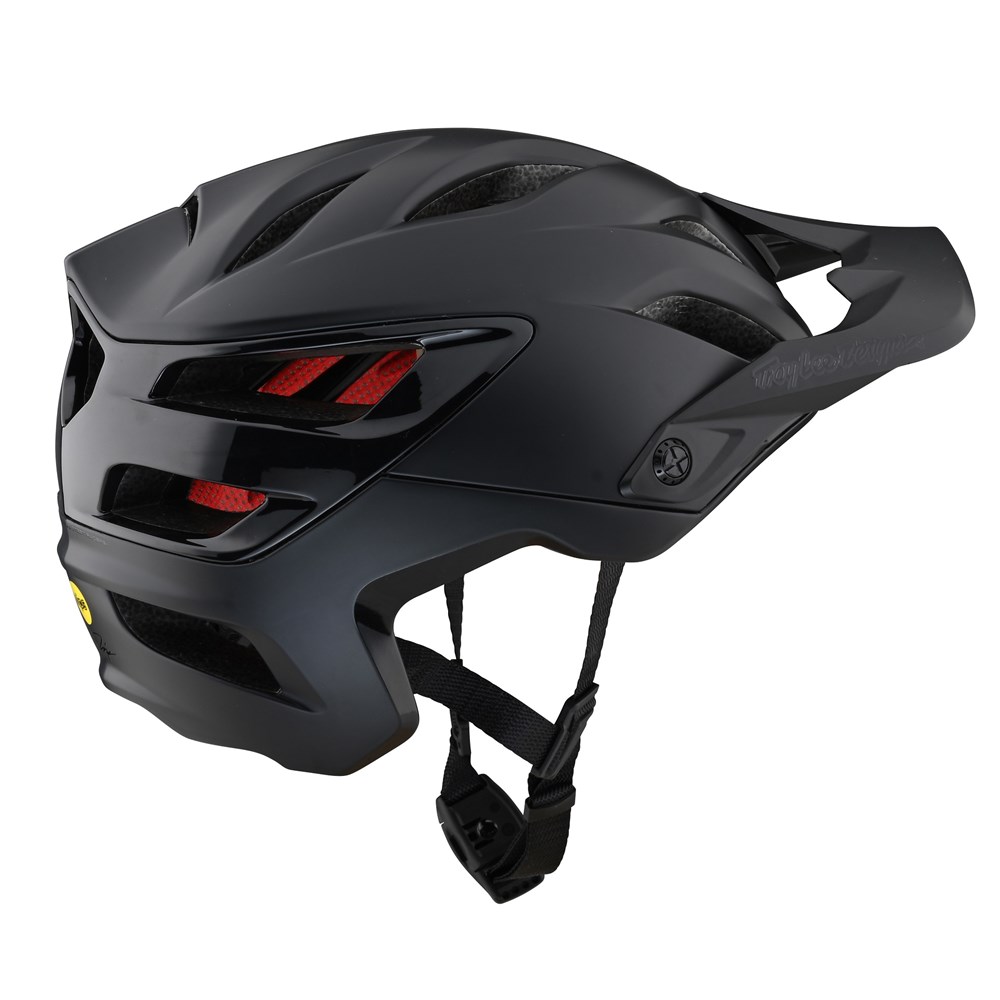 TROY LEE DESIGNS - A3 AS HELMET UNO BLACK 2 TROY LEE DESIGNS - A3 AS HELMET UNO BLACK - Image 2