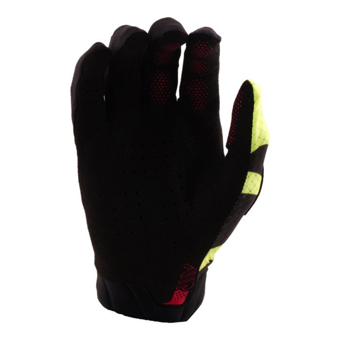 TROY LEE DESIGNS - AIR GLOVE CYCLOPS BLACK / FLO YELLOW 4 TROY LEE DESIGNS - AIR GLOVE CYCLOPS BLACK / FLO YELLOW
