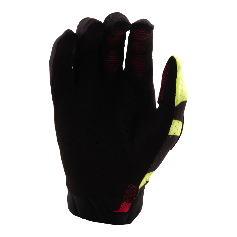 TROY LEE DESIGNS - AIR GLOVE CYCLOPS BLACK / FLO YELLOW 2 TROY LEE DESIGNS - AIR GLOVE CYCLOPS BLACK / FLO YELLOW - Image 2