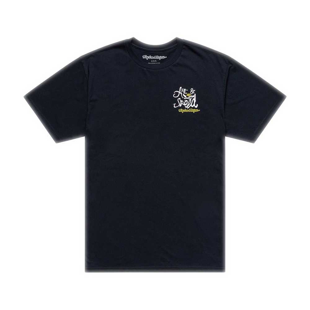 TROY LEE DESIGNS - HERITAGE SHORT SLEEVE TEE BLACK 2 TROY LEE DESIGNS - HERITAGE SHORT SLEEVE TEE BLACK - Image 2