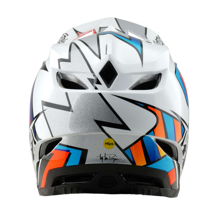 Troy Lee Designs - D4 AS Composite Helmet Frames White / Silver