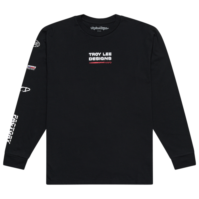 TROY LEE DESIGNS - LONG SLEEVE TEE FACTORY BLACK 3 TROY LEE DESIGNS - LONG SLEEVE TEE FACTORY BLACK
