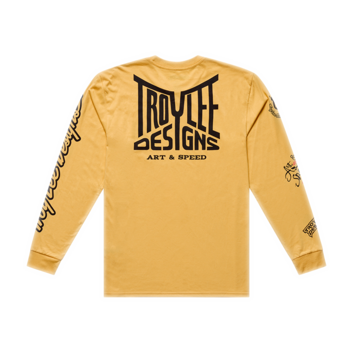 TROY LEE DESIGNS - HANDLEBAR LONG SLEEVE TEE BLEACHED MELON