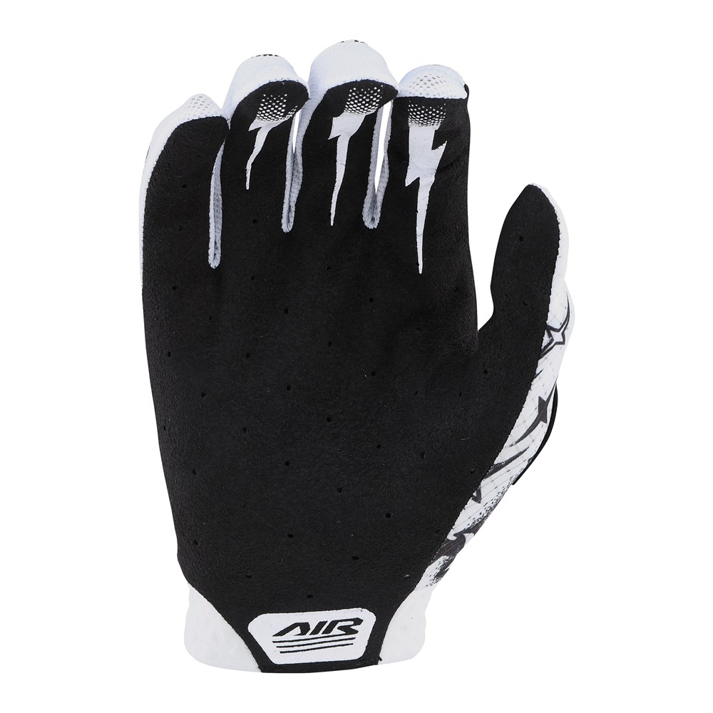 TROY LEE DESIGNS - AIR GLOVE SKULL DEMON WHITE / BLACK 2 TROY LEE DESIGNS - AIR GLOVE SKULL DEMON WHITE / BLACK - Image 2