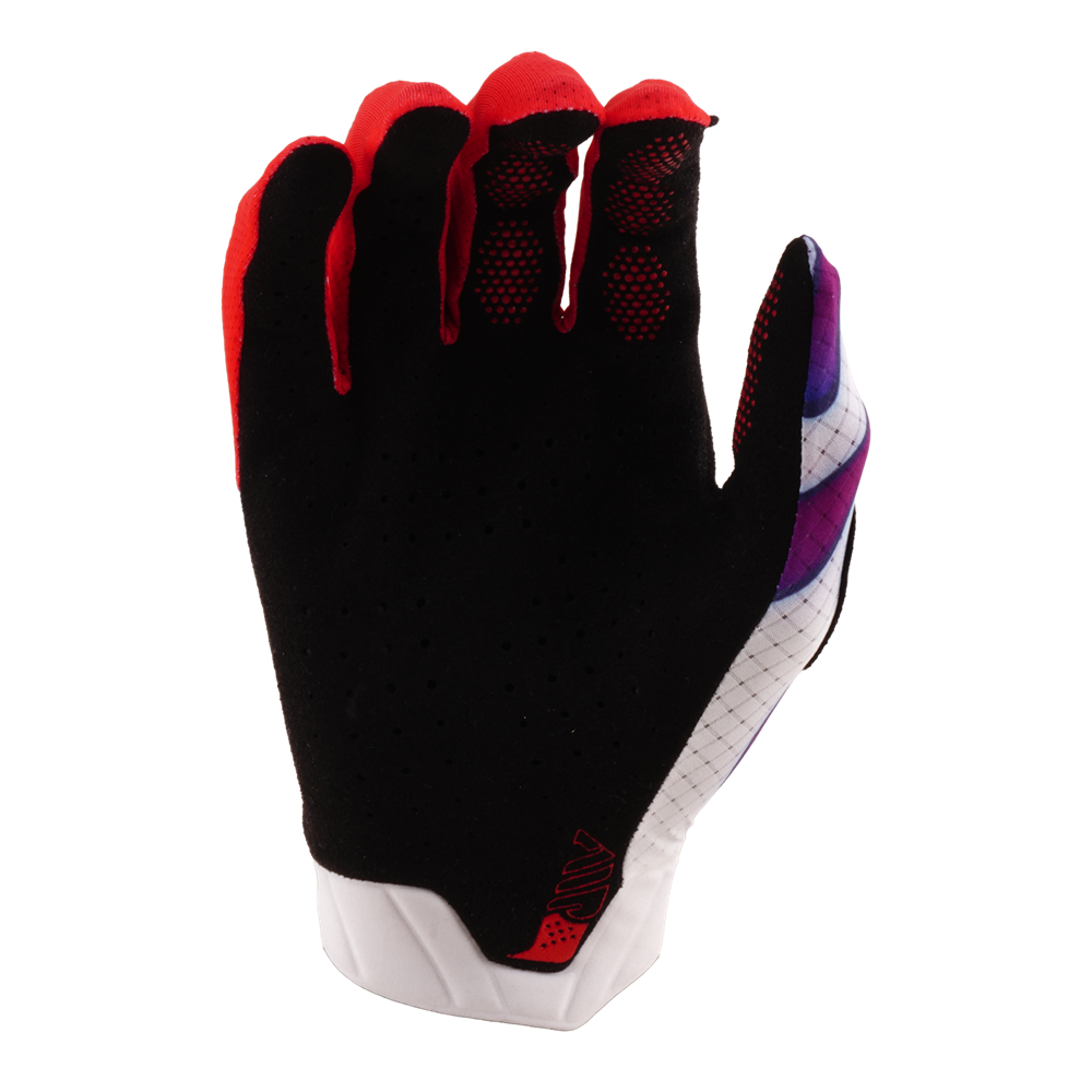 TROY LEE DESIGNS - AIR GLOVE OVERSPRAY WHITE / VIOLET 2 TROY LEE DESIGNS - AIR GLOVE OVERSPRAY WHITE / VIOLET - Image 2