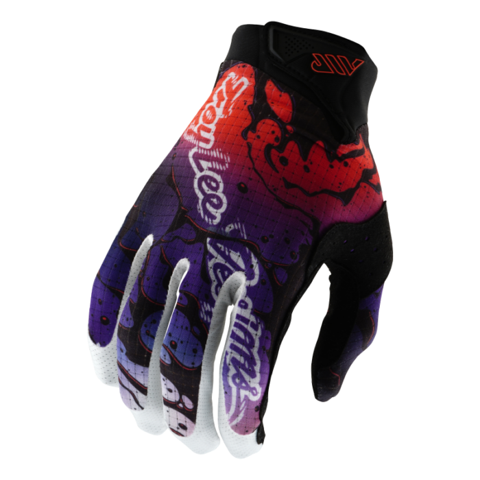 TROY LEE DESIGNS - AIR GLOVE DRIP BLACK / PURPLE 3 TROY LEE DESIGNS - AIR GLOVE DRIP BLACK / PURPLE