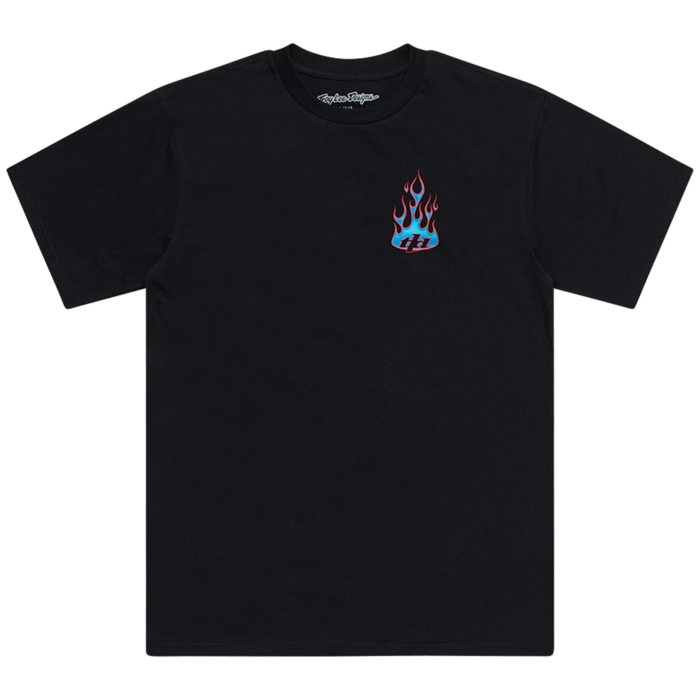 TROY LEE DESIGNS - SHORT SLEEVE TEE TORCHED BLACK 3 TROY LEE DESIGNS - SHORT SLEEVE TEE TORCHED BLACK