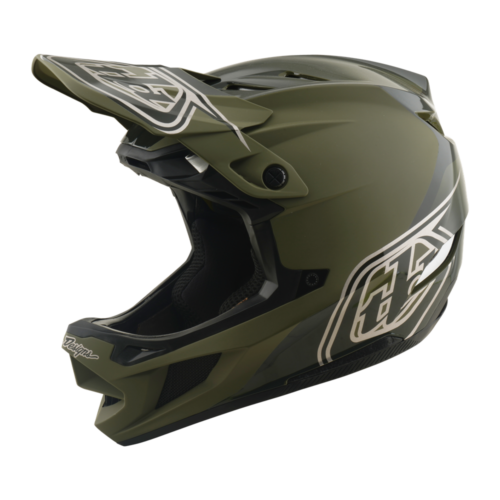 Troy Lee Designs D4 Polyacrylite MIPS Helmet in Shadow Beetle