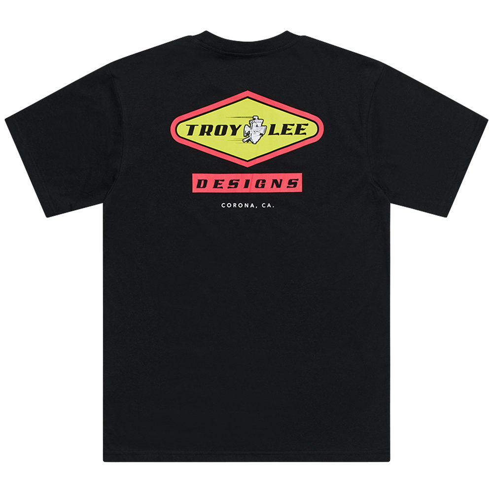 Troy Lee Designs - Short Sleeve Tee Carb Black 2 Troy Lee Designs - Short Sleeve Tee Carb Black - Image 2