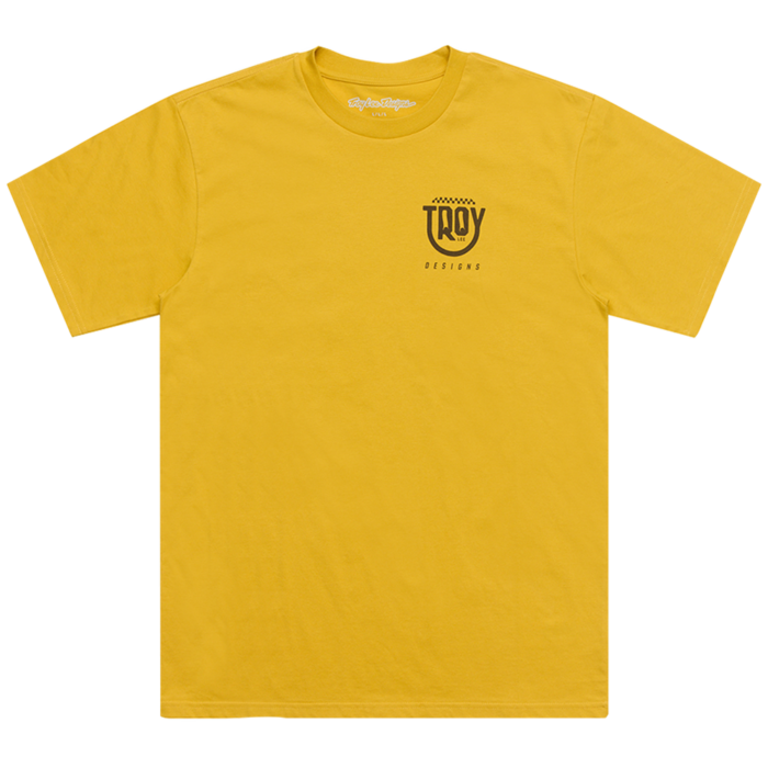 TROY LEE DESIGNS - SHORT SLEEVE TEE SMILEY GOLD 3 TROY LEE DESIGNS - SHORT SLEEVE TEE SMILEY GOLD