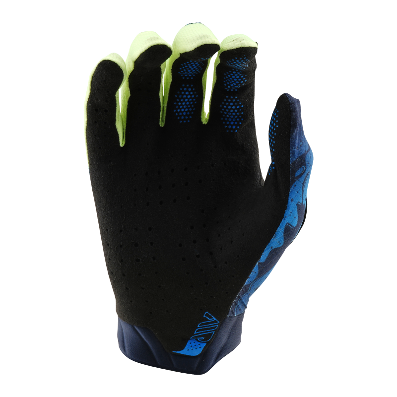TROY LEE DESIGNS - AIR GLOVE DRIP GLO YELLOW / DARK NAVY 2 TROY LEE DESIGNS - AIR GLOVE DRIP GLO YELLOW / DARK NAVY - Image 2