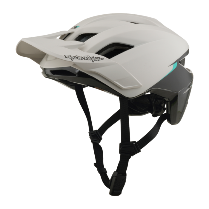 TROY LEE DESIGNS - FLOWLINE SE AS HELMET STACKS PUMICE / REAL TEAL 3 TROY LEE DESIGNS - FLOWLINE SE AS HELMET STACKS PUMICE / REAL TEAL