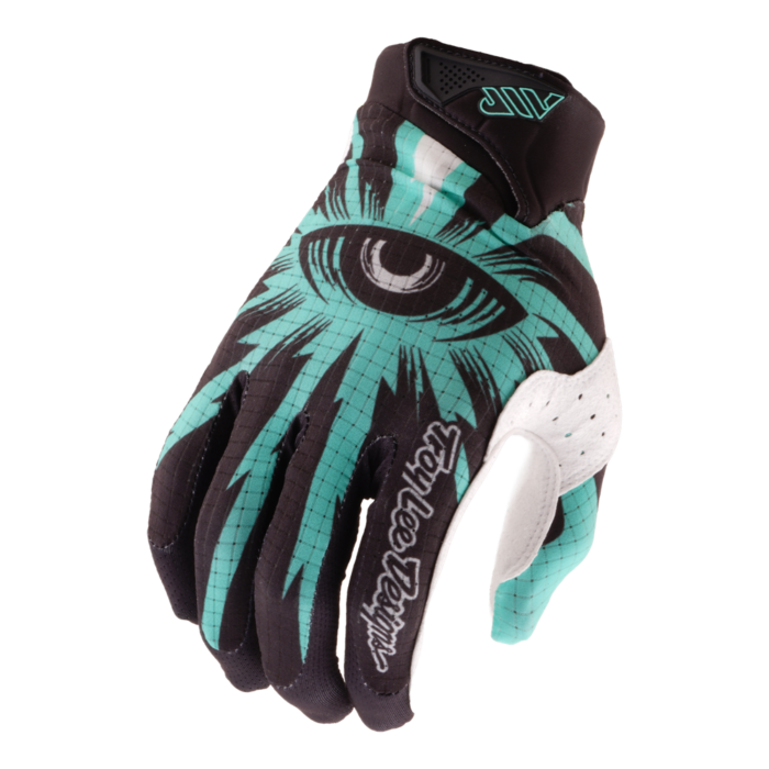 TROY LEE DESIGNS - AIR GLOVE CYCLOPS CARBON / REAL TEAL 3 TROY LEE DESIGNS - AIR GLOVE CYCLOPS CARBON / REAL TEAL