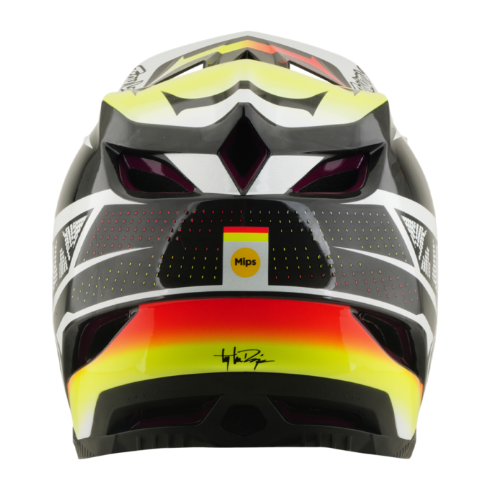 TROY LEE DESIGNS - D4 AS CARBON HELMET LINED UP BLACK