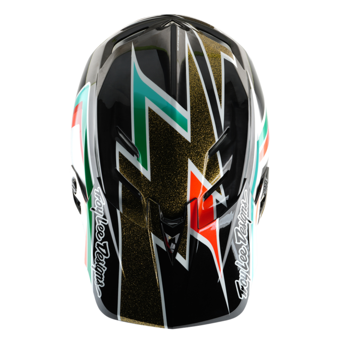 TROY LEE DESIGNS - D4 AS CARBON HELMET FRAMES BLACK / GOLD 6 TROY LEE DESIGNS - D4 AS CARBON HELMET FRAMES BLACK / GOLD