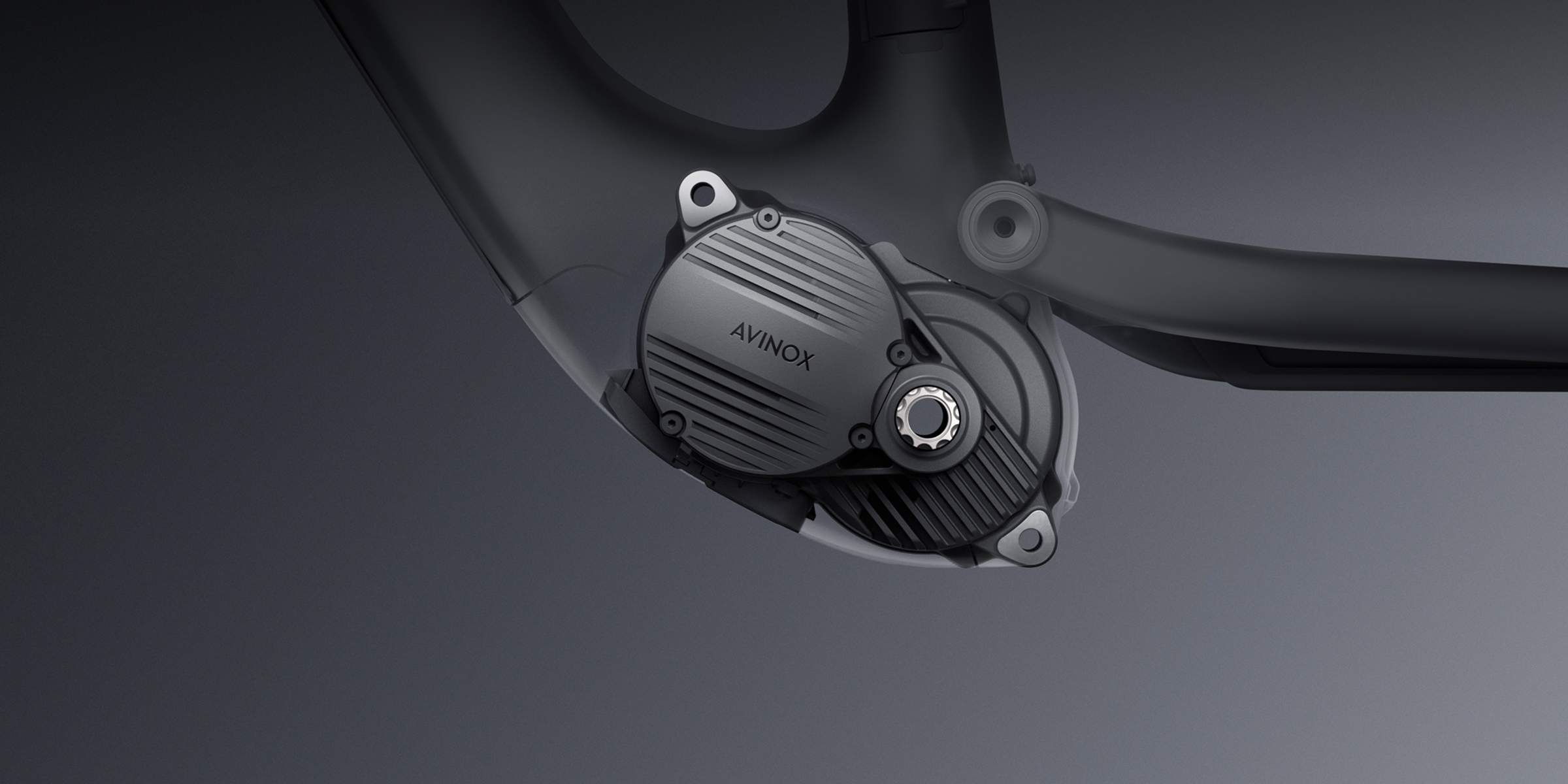 Avinox M2S drive unit close-up showing cooling fins