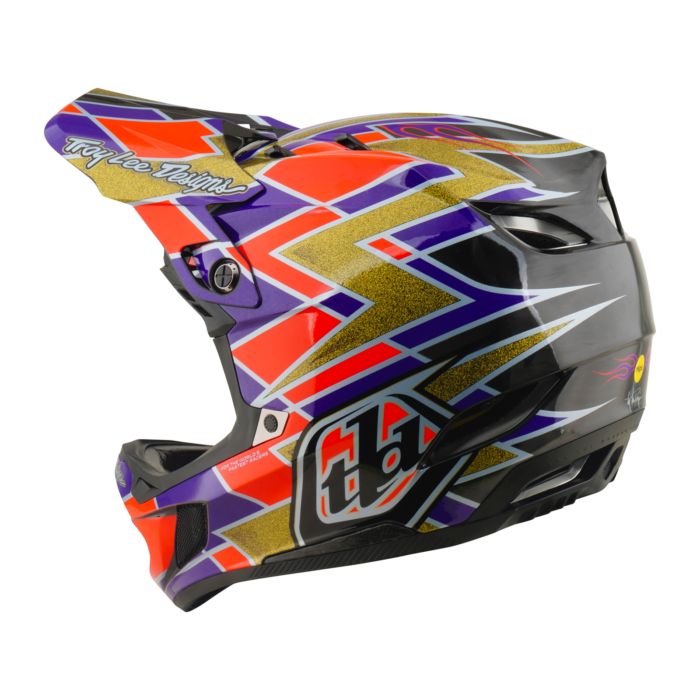 Troy Lee Designs - D4 AS Carbon Helmet Flush Violet – view 2