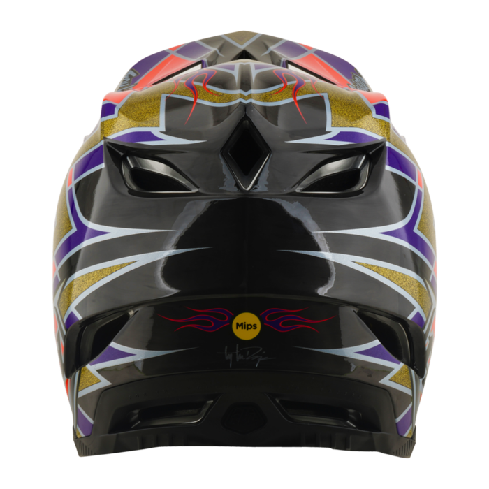 Troy Lee Designs - D4 AS Carbon Helmet Flush Violet – view 3