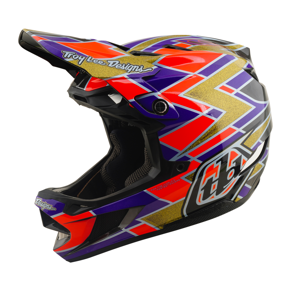 Troy Lee Designs - D4 AS Carbon Helmet Flush Violet