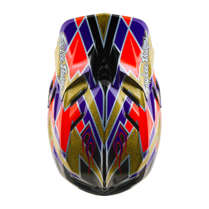 Troy Lee Designs - D4 AS Carbon Helmet Flush Violet – view 6