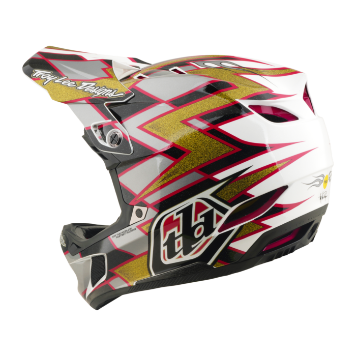 Troy Lee Designs - D4 AS Composite Helmet Flush Black – view 4