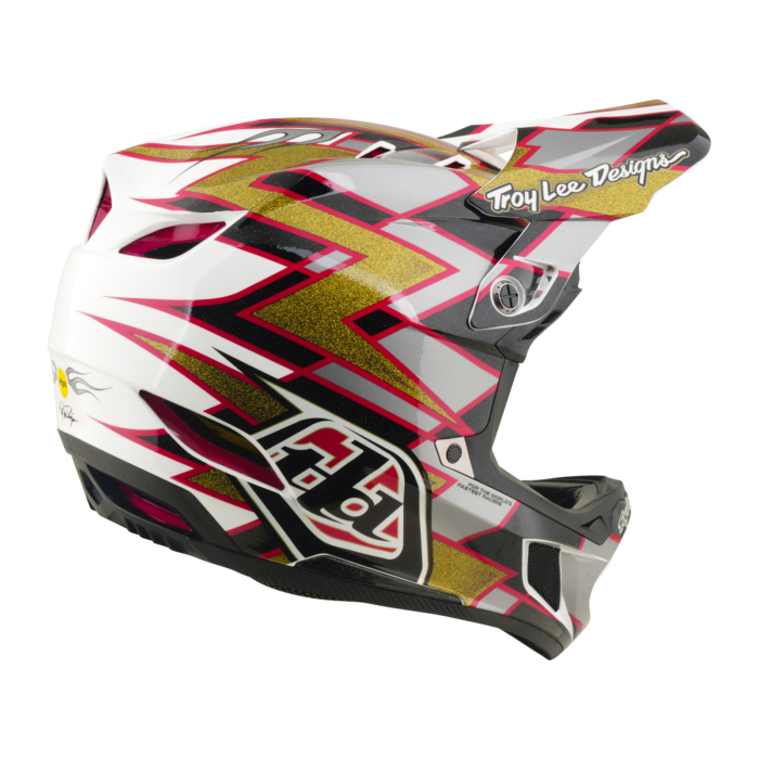 Troy Lee Designs - D4 AS Composite Helmet Flush Black – view 6