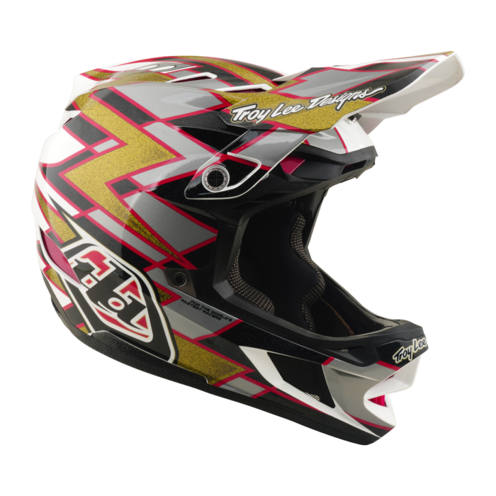 Troy Lee Designs - D4 AS Composite Helmet Flush Black – view 3
