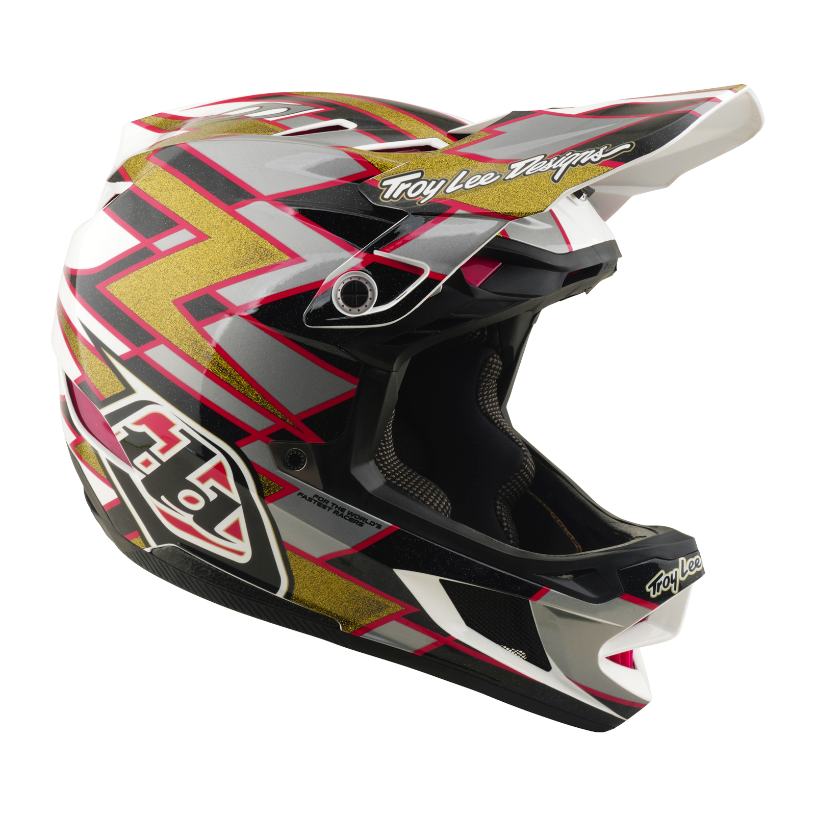 Troy Lee Designs - D4 AS Composite Helmet Flush Black – view 3