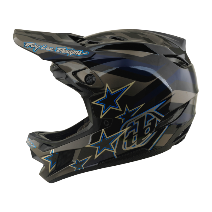 Troy Lee Designs - D4 AS Composite Helmet Burst Gray – view 2