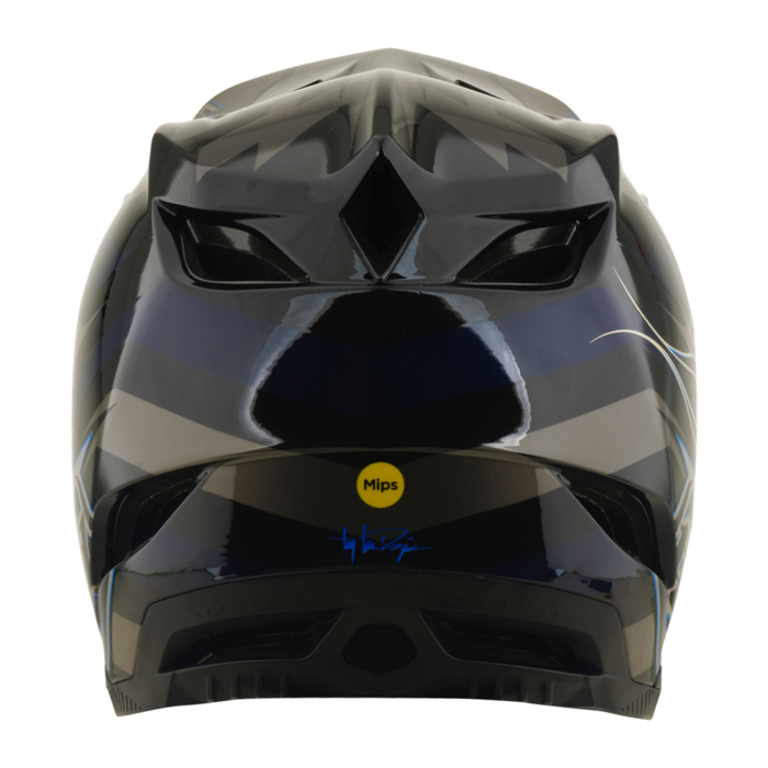 Troy Lee Designs - D4 AS Composite Helmet Burst Gray – view 7