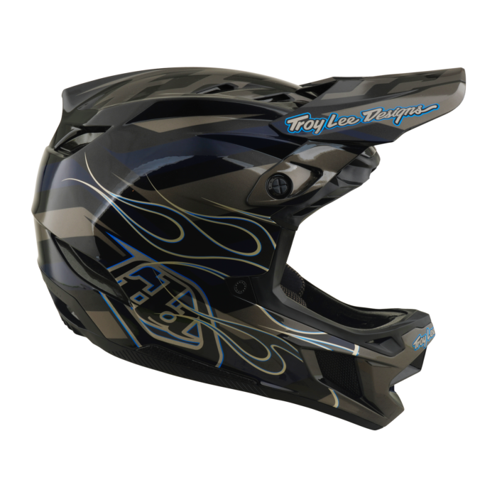 Troy Lee Designs - D4 AS Composite Helmet Burst Gray – view 6