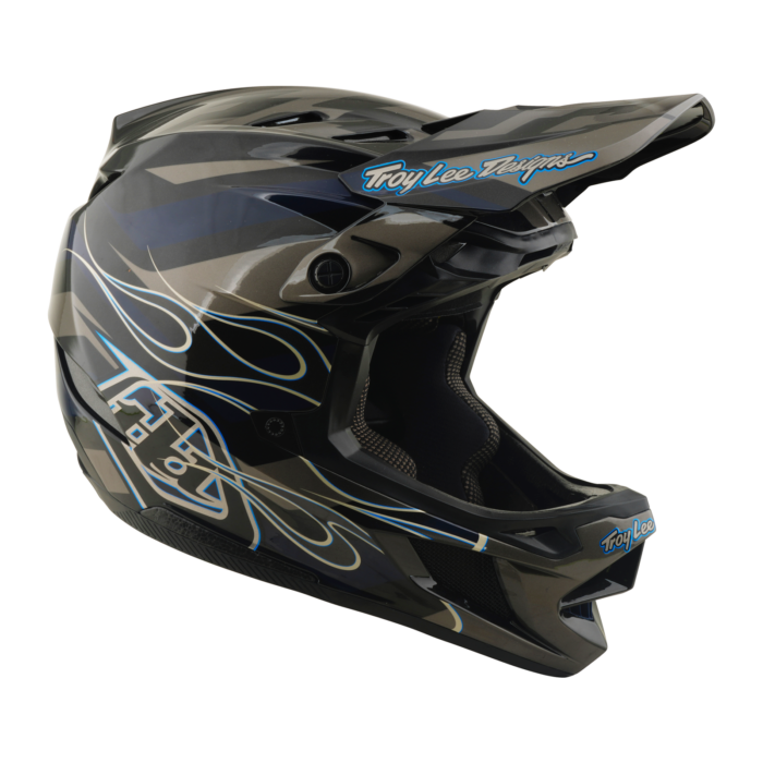 Troy Lee Designs - D4 AS Composite Helmet Burst Gray – view 4