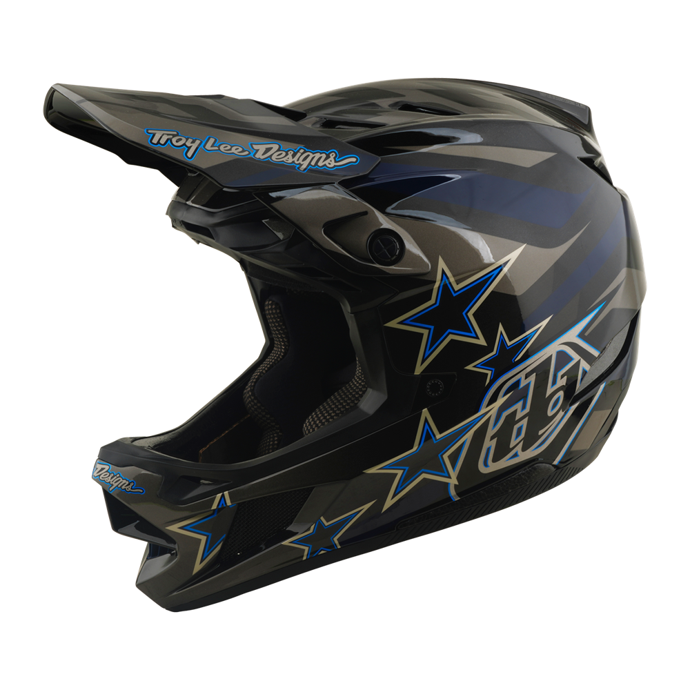 Troy Lee Designs - D4 AS Composite Helmet Burst Gray