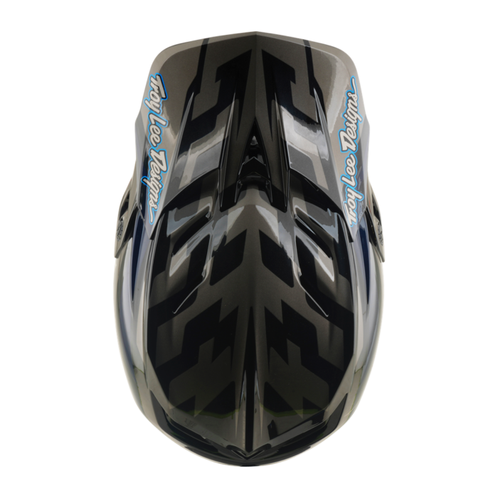 Troy Lee Designs - D4 AS Composite Helmet Burst Gray – view 5