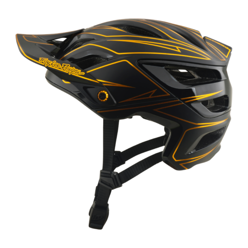 Troy Lee Designs - A3 AS Helmet Pinstripe Black