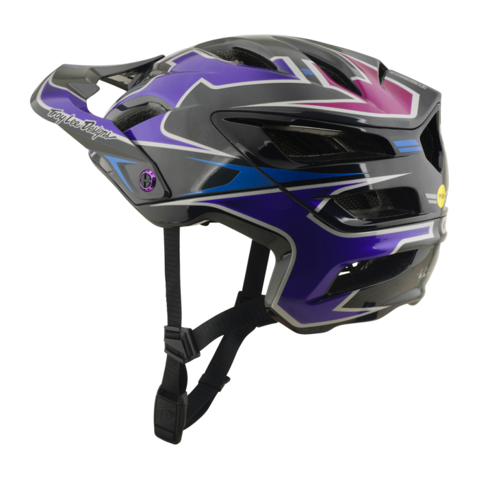 Troy Lee Designs - A3 AS Helmet Mask Black / Purple – view 2