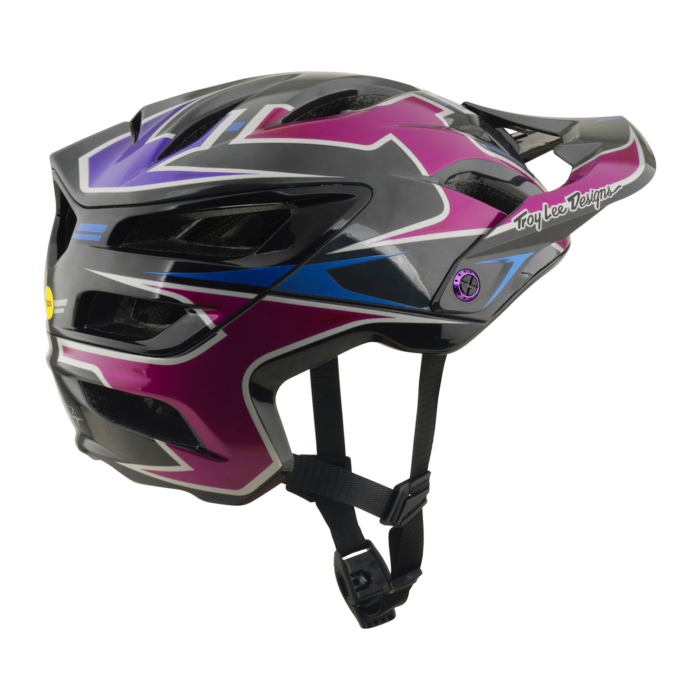 Troy Lee Designs - A3 AS Helmet Mask Black / Purple – view 3