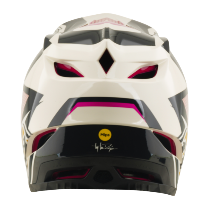 Troy Lee Designs D4 AS Polyacrylite Helmet Turbo Acid / Fuchsia – view 6
