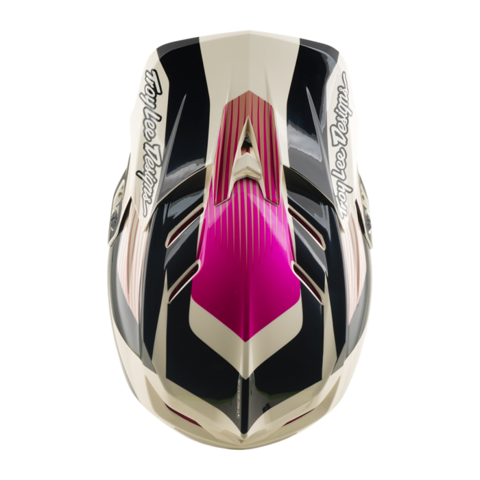 Troy Lee Designs D4 AS Polyacrylite Helmet Turbo Acid / Fuchsia – view 7