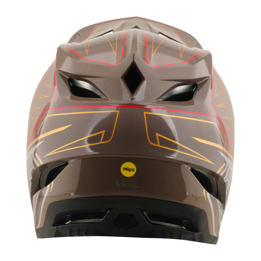 Troy Lee Designs - D4 AS Polyacrylite Helmet Shadow Pro Timber – view 8