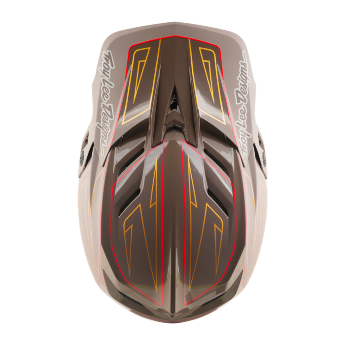 Troy Lee Designs - D4 AS Polyacrylite Helmet Shadow Pro Timber – view 6