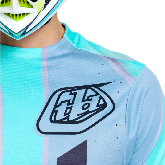 Troy Lee Designs Sprint Pro Jersey in Lowrider Real Teal – view 3