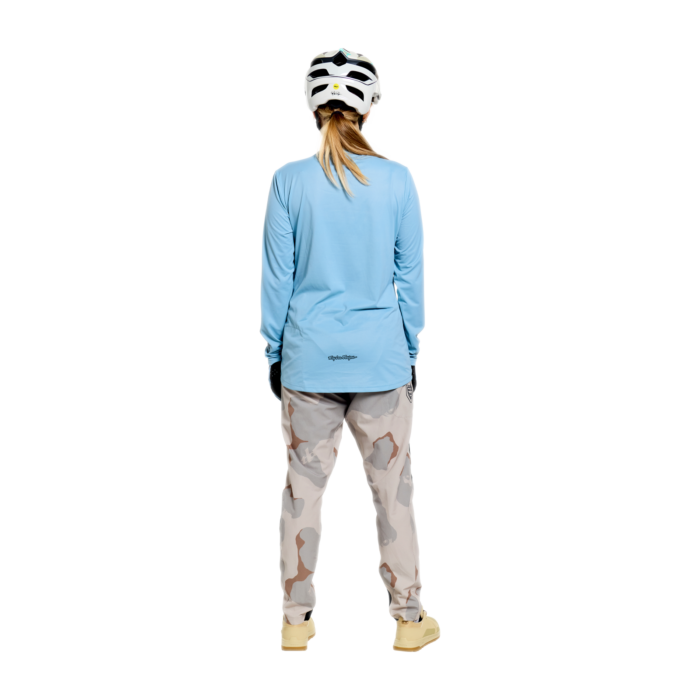 Troy Lee Designs - Womens Lilium Pro Ls Jersey Mono Dawn Blue – view 3